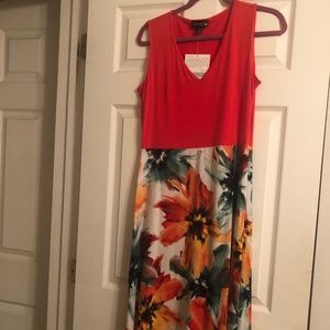 Holiday Sale! New Anthony Original Paprika Floral Dress